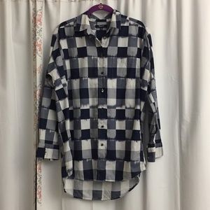 3/$25 Madewell Small Long Sleeve Button Down Plaid